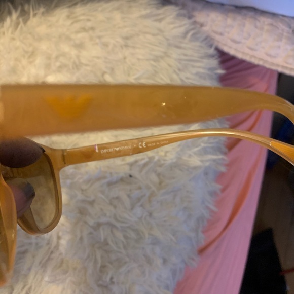EMPIRIO ARMANI Golden Sunglasses main image 5